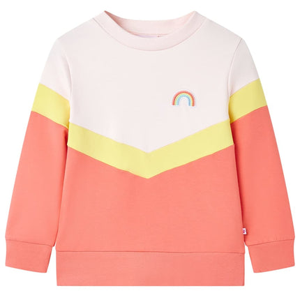 Sweatshirt til børn str. 128 lyserød
