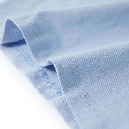 T-shirt til børn str. 92 lyseblå