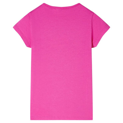 T-shirt til børn str. 104 pink