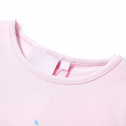 T-shirt til børn str. 116 lilla