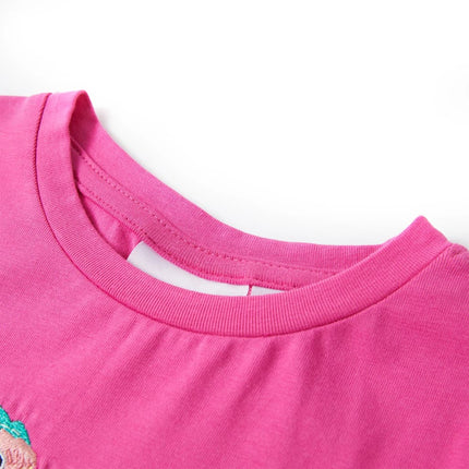 T-shirt til børn str. 116 pink