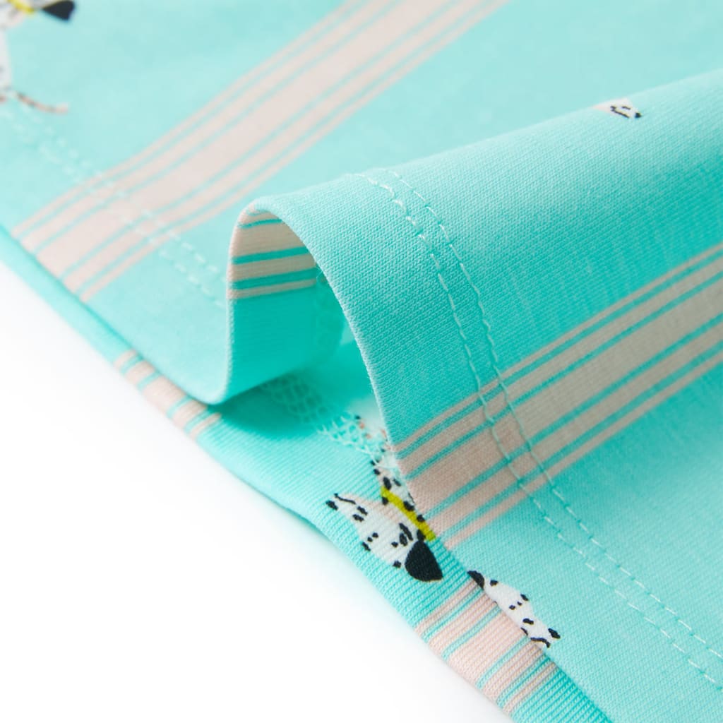 Pyjamas til børn str. 128 korte ærmer ecrufarvet