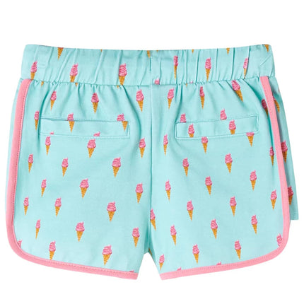 Shorts til børn str. 104 med snor mintgrøn