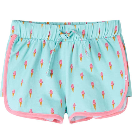 Shorts til børn str. 128 med snor mintgrøn