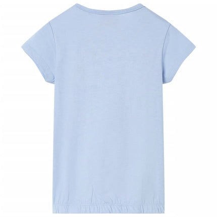 T-shirt til børn str. 116 blå