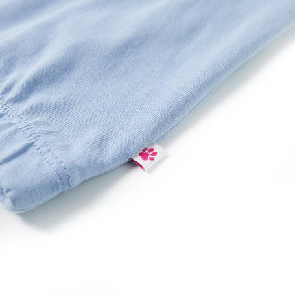 T-shirt til børn str. 116 blå