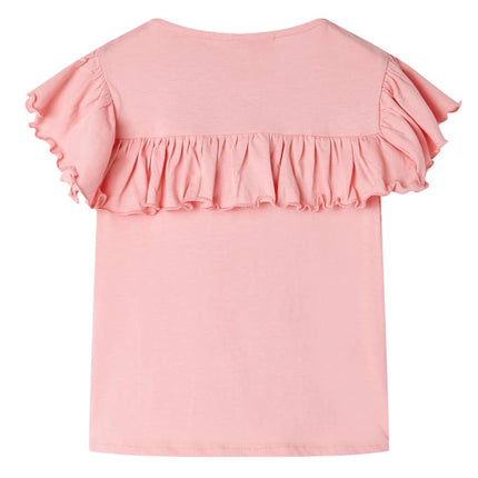 T-shirt til børn str. 104 lyserød