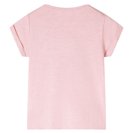 T-shirt til børn str. 140 lyserød