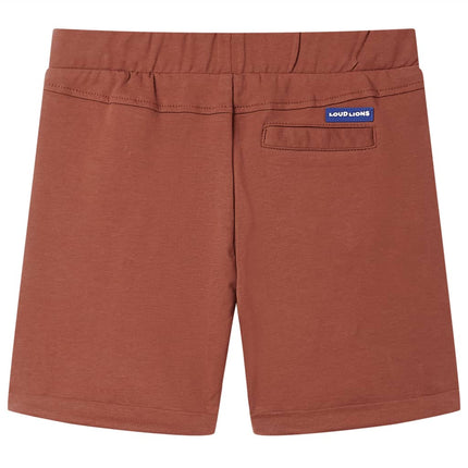 Shorts til børn str. 104 med snøre brun