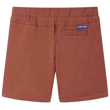 Shorts til børn str. 116 med snøre brun
