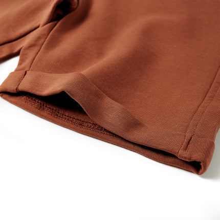 Shorts til børn str. 116 med snøre brun