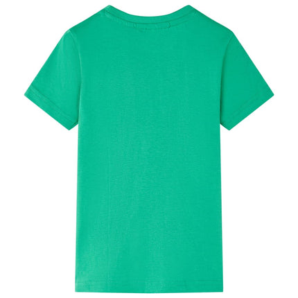 T-shirt til børn str. 140 grøn