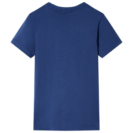T-shirt til børn str. 92 mørkeblå