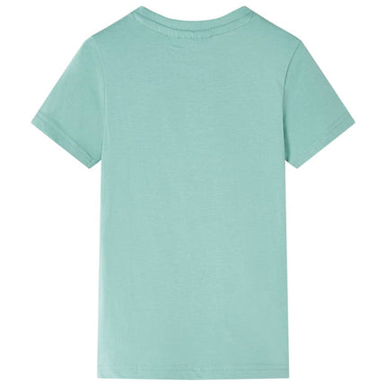 T-shirt til børn str. 128 lys kakifarve