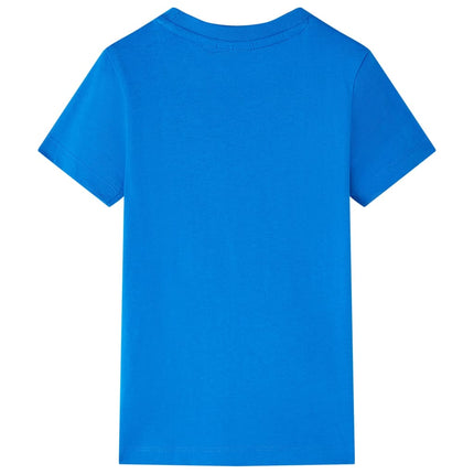 T-shirt til børn str. 128 lyseblå