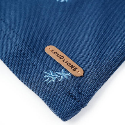 Poloshirt til børn str. 140 mørkeblå