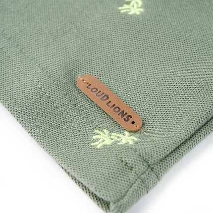 Poloshirt til børn str. 92 khakifarvet