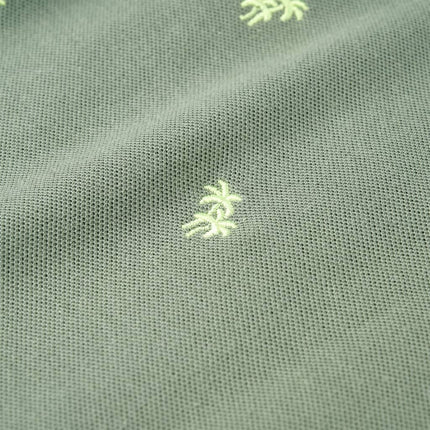 Poloshirt til børn str. 92 khakifarvet