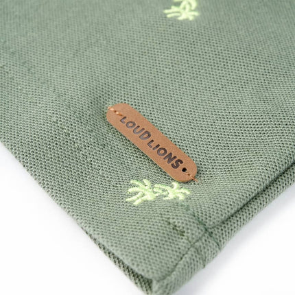 Poloshirt til børn str. 116 khakifarvet