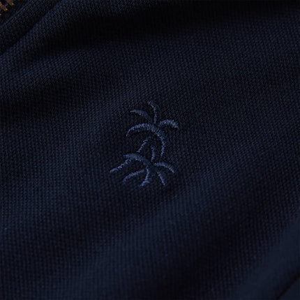Sweatshirt til børn str. 92 med lynlås marineblå