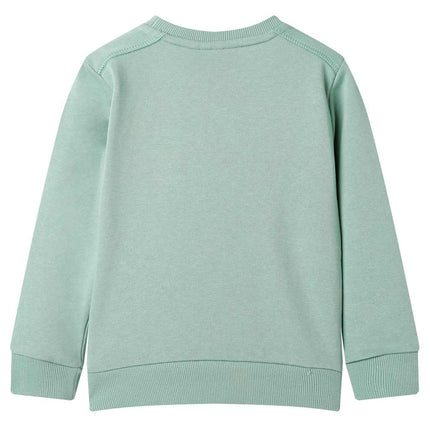 Sweatshirt til børn str. 140 lys kakifarve