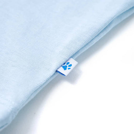 T-shirt til børn str. 116 lyseblå