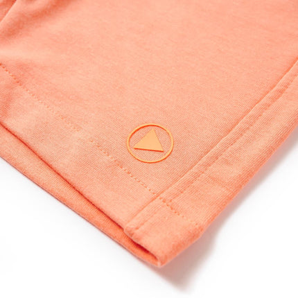 Shorts til børn str. 140 med snøre neon-orange