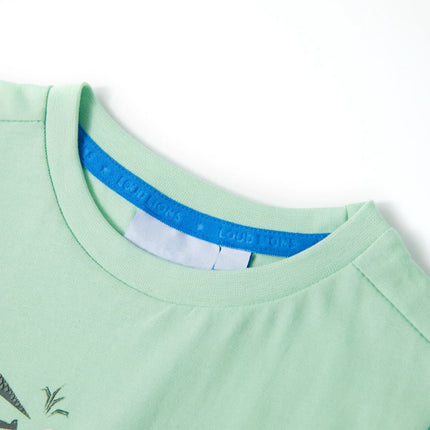 T-shirt til børn str. 92 lysegrøn