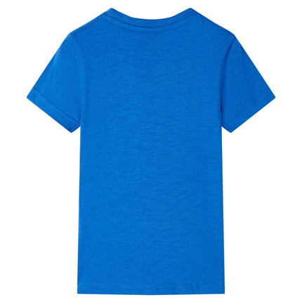 T-shirt til børn str. 104 blå