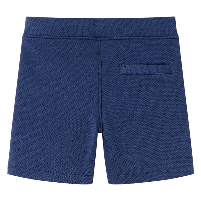 Shorts til børn str. 104 med snøre mørkeblå