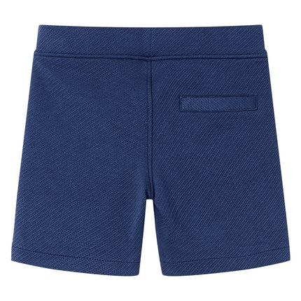Shorts til børn str. 128 med snøre mørkeblå
