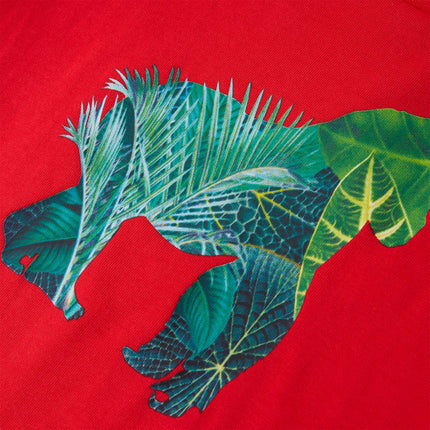 T-shirt til børn str. 140 rød