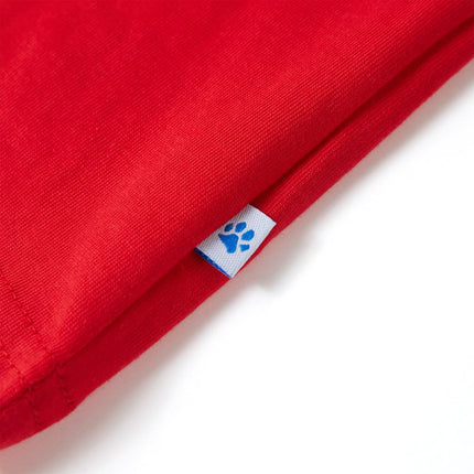 T-shirt til børn str. 140 rød
