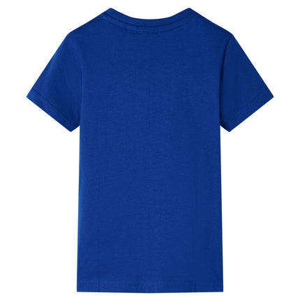 T-shirt til børn str. 104 mørkeblå