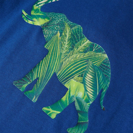 T-shirt til børn str. 104 mørkeblå