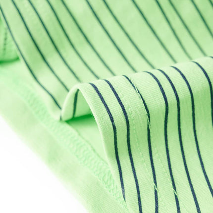 T-shirt til børn str. 128 neongrøn