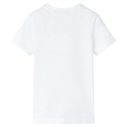 T-shirt til børn str. 140 ecrufarvet