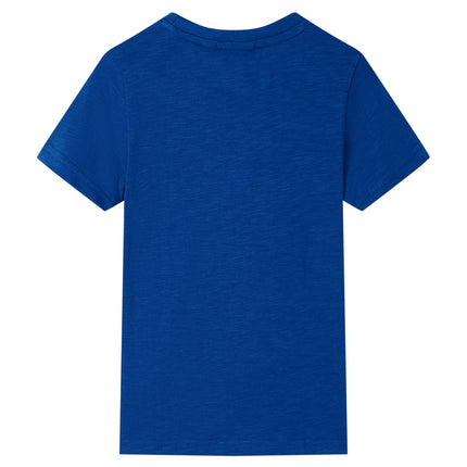 T-shirt til børn str. 116 mørkeblå