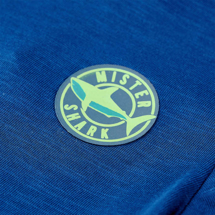 T-shirt til børn str. 116 mørkeblå