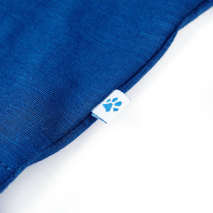 T-shirt til børn str. 116 mørkeblå