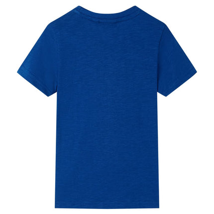 T-shirt til børn str. 128 mørkeblå
