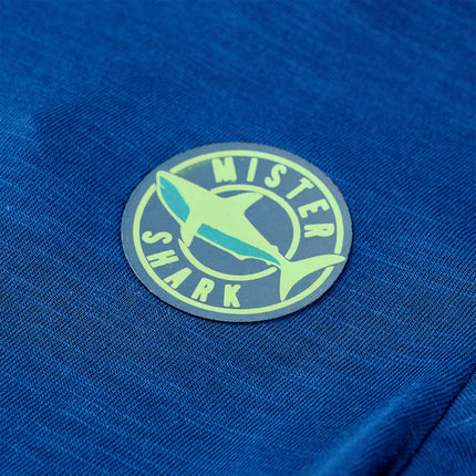 T-shirt til børn str. 128 mørkeblå