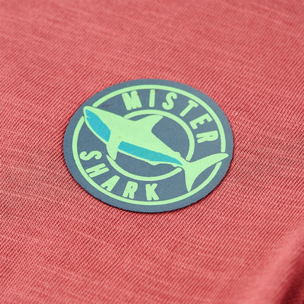 T-shirt til børn str. 128 rød