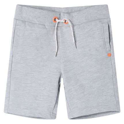 Shorts til børn str. 104 med snøre grå
