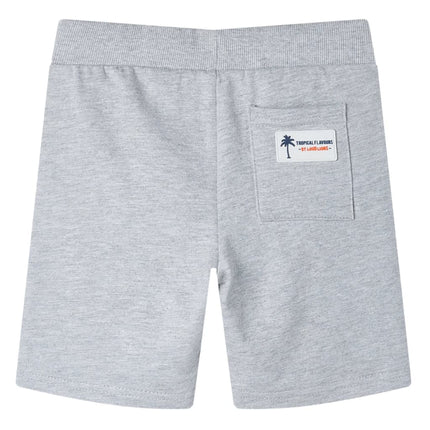 Shorts til børn str. 104 med snøre grå