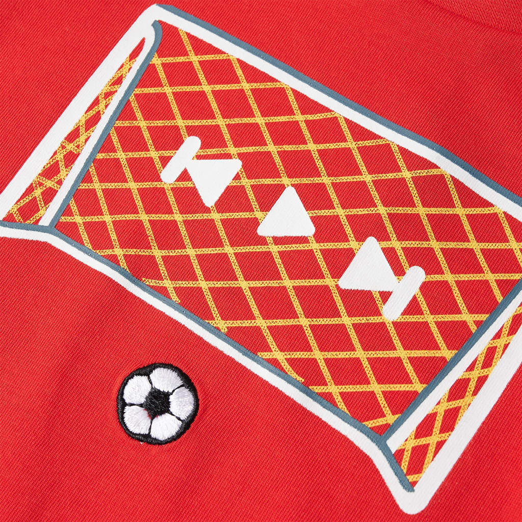 T-shirt til børn str. 92 rød
