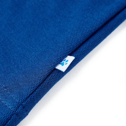 Poloshirt til børn str. 140 mørkeblå