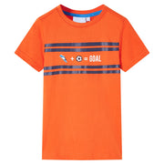 T-shirt til børn str. 116 orange
