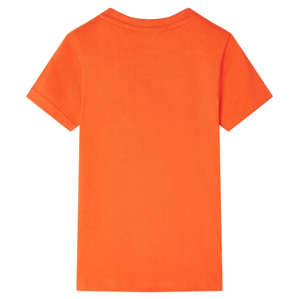 T-shirt til børn str. 116 orange