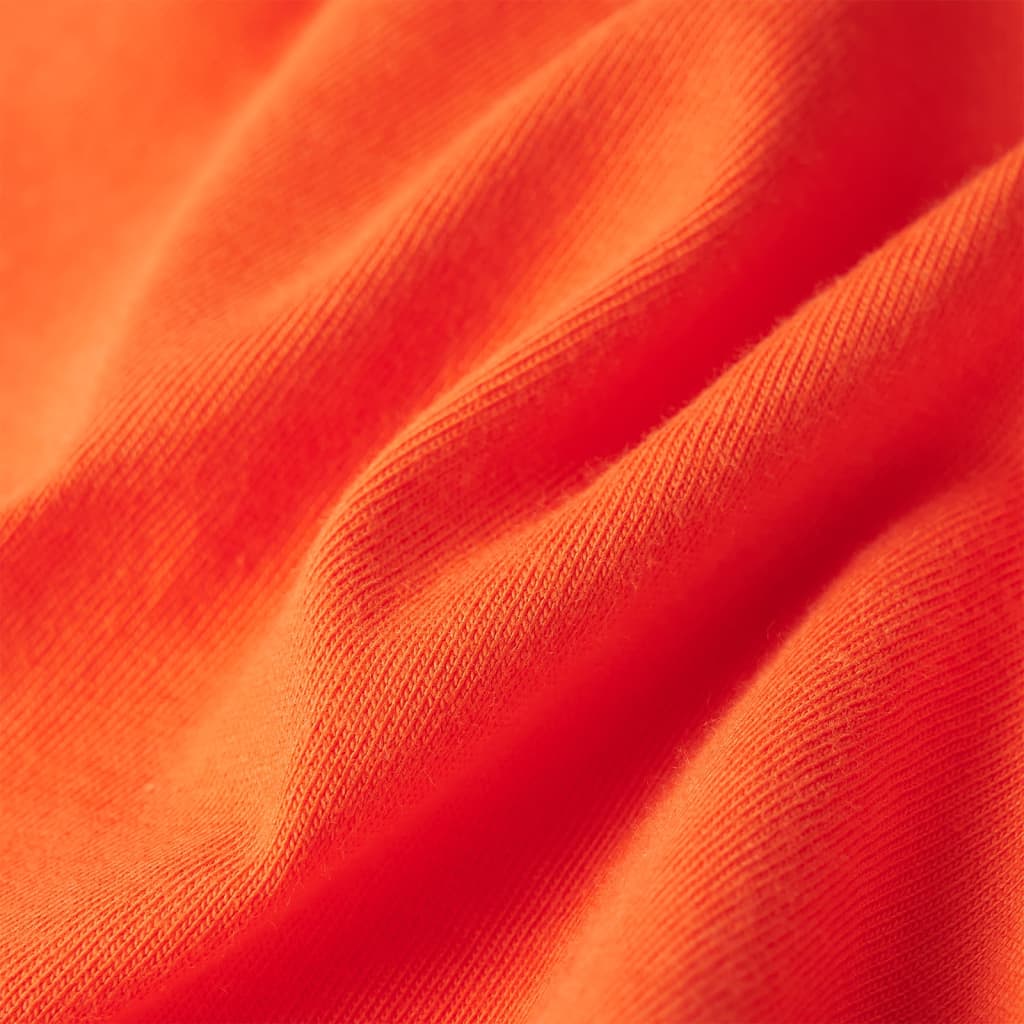 T-shirt til børn str. 116 orange